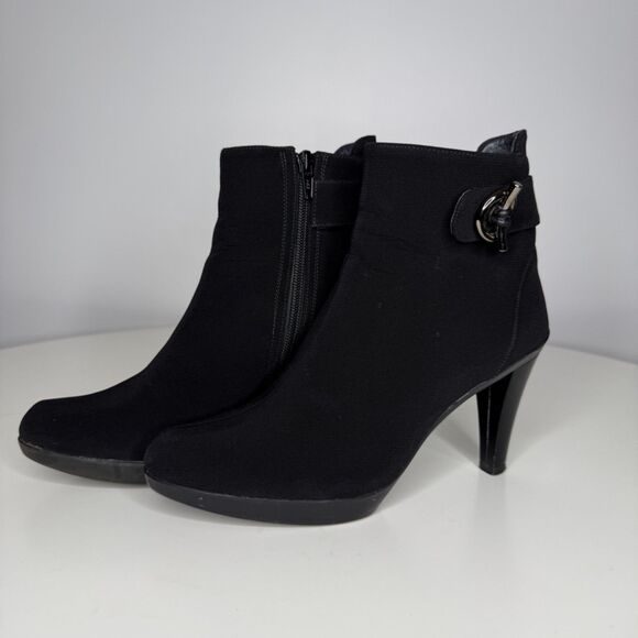 Stuart Weitzman Gore-Tex Ringgore Ankle Booties - Size 8.5 (Fit More Like 8) - Picture 1 of 10